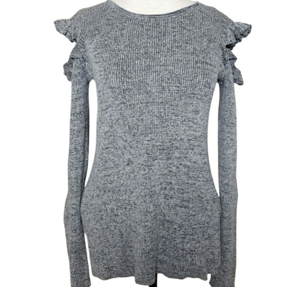 IZ Byer Cold Shoulder Sweater